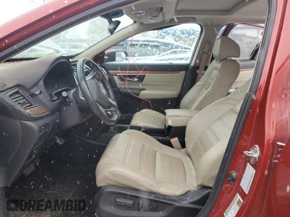 2019 Honda CR-V EX-L with VIN 2HKRW2H84KH604619, listed as a Copart auction lot 85748844 with 0 mi miles and Salvage Title. Bid and sale history available at carsss.com. Image 7.