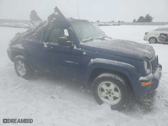 2003 Jeep Liberty Limited with VIN 1J4GL58K73W691404, listed as a Copart auction lot 45161815 with 154,334 mi miles and Salvage Title. Bid and sale history available at carsss.com. Image 4.