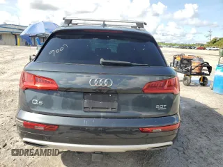 2018 Audi Q5 Premium Plus with VIN WA1BNAFYXJ2005610, listed as a Copart auction lot 58740605 with 138,328 mi miles and Salvage title. Bid and sale history available at DreamBid. Image 6.