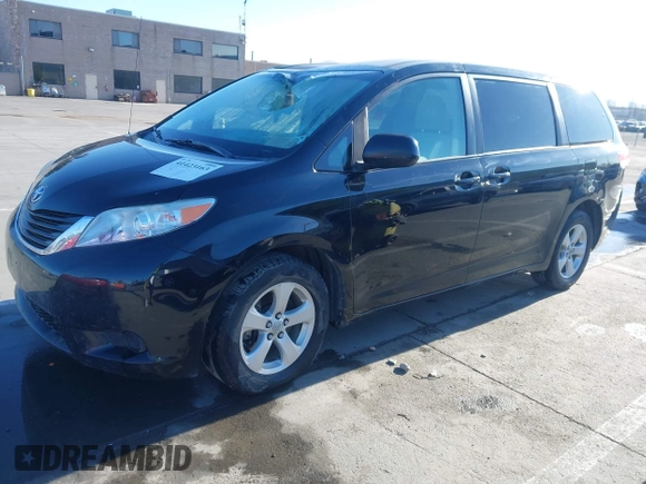 2012 Toyota Sienna with VIN 5TDKA3DC4CS013590, listed as a IAAI auction lot 41423163 with 109,845 mi miles and . Bid and sale history available at DreamBid. Image 17.