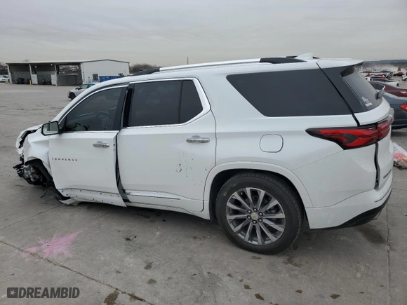 2023 Chevrolet Traverse Premier with VIN 1GNERKKW0PJ222221, listed as a Copart auction lot 43005525 with 51,637 mi miles and Salvage Title. Bid and sale history available at carsss.com. Image 2.