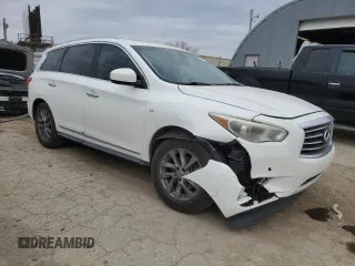 2014 Infiniti QX60 with VIN 5N1AL0MMXEC500130, listed as a Copart auction lot 49145145 with 139,301 mi miles and Salvage title. Bid and sale history available at DreamBid. Image 4.