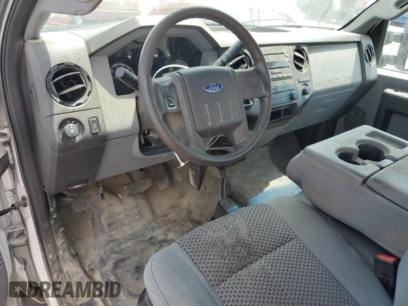 2014 Ford F-250 XL with VIN 1FTBF2B61EEB69314, listed as a Copart auction lot 57801965 with 165,016 mi miles and Salvage title. Bid and sale history available at DreamBid. Image 8.