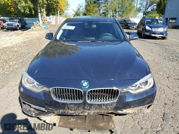 2015 BMW 3 Series 335i xDrive with VIN WBA3B9G52FNR94026, listed as a Copart auction lot 74839374 with 30,376 mi miles and Salvage Title. Bid and sale history available at carsss.com. Image 5.