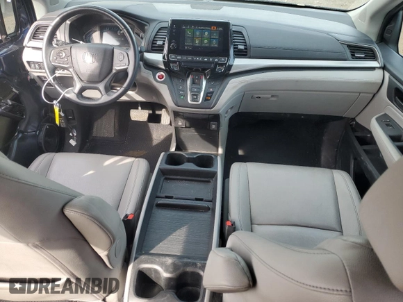 2022 Honda Odyssey EX-L with VIN 5FNRL6H71NB021161, listed as a Copart auction lot 47082215 with 63,510 mi miles and Salvage Title. Bid and sale history available at DreamBid. Image 8.
