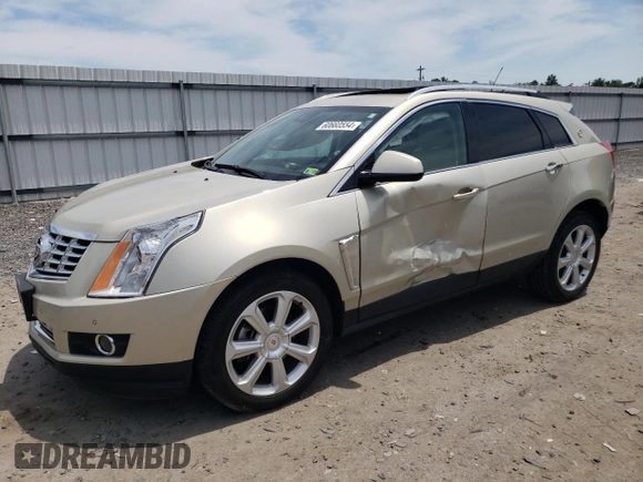 2016 Cadillac SRX Performance Collection with VIN 3GYFNCE32GS508631, listed as a Copart auction lot 60660554 with 92,025 mi miles and Salvage title. Bid and sale history available at DreamBid. Image 1.