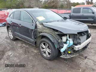 2015 Acura RDX Tech Pkg with VIN 5J8TB3H5XFL016322, listed as a IAAI auction lot 41548586 with 168,715 mi miles. Bid and sale history available at carsss.com. Image 1.
