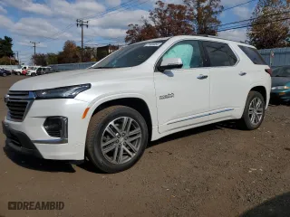 2023 Chevrolet Traverse High Country with VIN 1GNEVNKW3PJ325713, listed as a Copart auction lot 77444454 with 9,733 mi miles and Salvage Title. Bid and sale history available at carsss.com. Image 1.