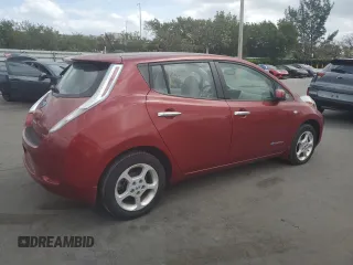 2011 Nissan LEAF SL-e with VIN JN1AZ0CP1BT005859, listed as a Copart auction lot 53890865 with 71,746 mi miles and Clean Title. Bid and sale history available at carsss.com. Image 3.