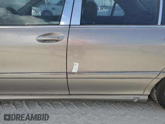 2004 Mercedes-Benz S-Class with VIN WDBNG75J24A416688, listed as a Copart auction lot 75614554 with 0 mi miles and Salvage Title. Bid and sale history available at carsss.com. Image 12.
