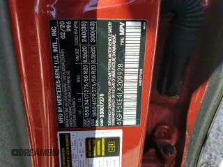 2020 Mercedes-Benz GLS 450 with VIN 4JGFF5KE4LA209928, listed as a Copart auction lot 73763054 with Not Provided miles and Non Repairable. Bid and sale history available at DreamBid. Image 14.