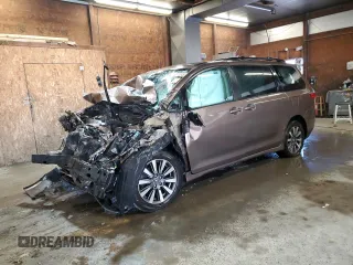 2018 Toyota Sienna LE with VIN 5TDJZ3DCXJS188945, listed as a Copart auction lot 53684585 with Not provided miles and Salvage title. Bid and sale history available at DreamBid. Image 1.