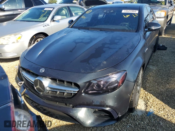 2018 Mercedes-Benz E-Class AMG E 63 S with VIN WDDZF8KB2JA229168, listed as a Copart auction lot 73522994 with 59,988 mi miles and Non Repairable. Bid and sale history available at carsss.com. Image 5.