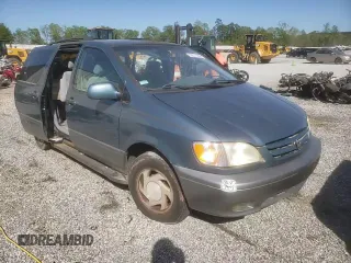 2002 Toyota Sienna LE with VIN 4T3ZF13C22U497021, listed as a Copart auction lot 52571055 with 232,973 mi miles and Salvage Title. Bid and sale history available at DreamBid. Image 14.