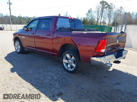 2019 Ram 1500 Classic Lone Star with VIN 1C6RR6LT1KS622370, listed as a IAAI auction lot 41737920 with 95,845 mi miles. Bid and sale history available at carsss.com. Image 3.