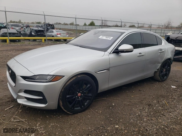 2020 Jaguar XE S with VIN SAJAE4FXXLCP63651, listed as a Copart auction lot 83776854 with NaN miles and Salvage Title. Bid and sale history available at carsss.com. Image 1.