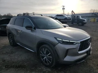 2023 Infiniti QX60 Autograph with VIN 5N1DL1HU1PC361702, listed as a Copart auction lot 87579185 with 23,864 mi miles and Salvage title. Bid and sale history available at DreamBid. Image 4.