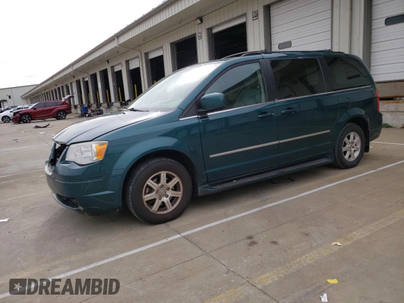 2009 Chrysler Town & Country Touring with VIN 2A8HR541X9R536460, listed as a Copart auction lot 52554635 with 109,744 mi miles and Salvage Title. Bid and sale history available at DreamBid. Image 1.
