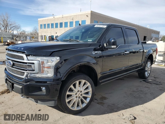2018 Ford F-150 XL with VIN 1FTEW1EG3JFC45745, listed as a Copart auction lot 49292185 with 92,542 mi miles and Salvage Title. Bid and sale history available at carsss.com. Image 1.