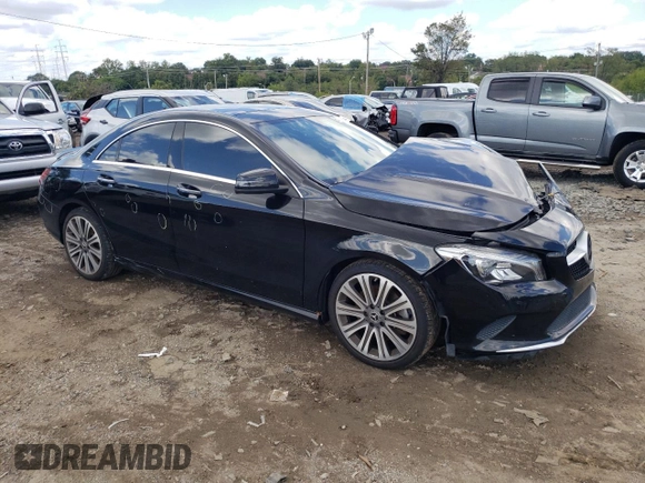 2018 Mercedes-Benz CLA 250 with VIN WDDSJ4GB5JN541611, listed as a Copart auction lot 67719453 with 69,538 mi miles and . Bid and sale history available at DreamBid. Image 4.