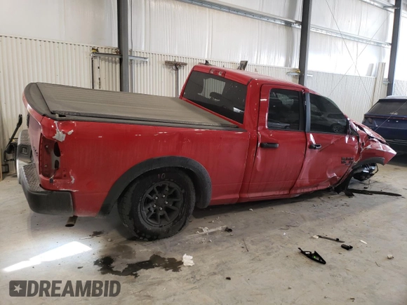 2021 Ram 1500 Classic Warlock with VIN 1C6RR7GG1MS568459, listed as a Copart auction lot 42107005 with 0 mi miles and Salvage Title. Bid and sale history available at carsss.com. Image 3.