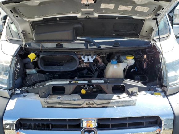 2018 Ram ProMaster Cargo with VIN 3C6TRVAG1JE147424, listed as a Copart auction lot 50696185 with 60,413 mi miles and Salvage Title. Bid and sale history available at DreamBid. Image 12.