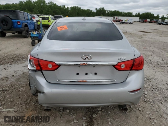 2016 Infiniti Q50 Premium with VIN JN1CV7AP9GM201646, listed as a Copart auction lot 55310955 with 126,180 mi miles and Clean Title. Bid and sale history available at DreamBid. Image 6.