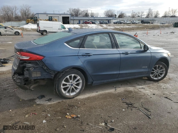 2019 Ford Fusion Hybrid SE with VIN 3FA6P0LU1KR269203, listed as a Copart auction lot 45305705 with 112,314 mi miles and Salvage Title. Bid and sale history available at carsss.com. Image 3.