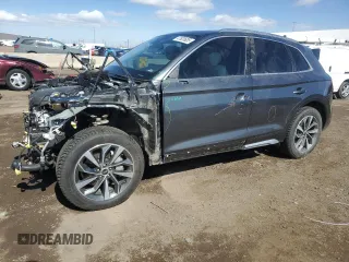 2022 Audi Q5 S line Premium Plus with VIN WA1EAAFY6N2137326, listed as a Copart auction lot 47820605 with 24,865 mi miles and Salvage Title. Bid and sale history available at carsss.com. Image 1.