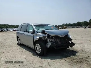 2015 Toyota Sienna XLE with VIN 5TDYK3DC9FS559460, listed as a Copart auction lot 59599405 with Not provided miles and Salvage title. Bid and sale history available at DreamBid. Image 15.