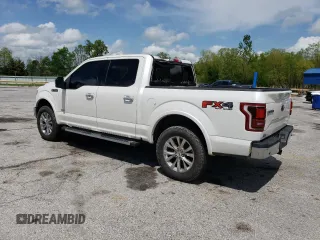 2017 Ford F-150 XL with VIN 1FTEW1EG5HFB85770, listed as a Copart auction lot 55435495 with 202,450 mi miles and Salvage title. Bid and sale history available at DreamBid. Image 2.