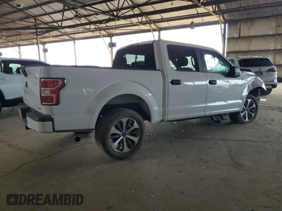 2019 Ford F-150 XL with VIN 1FTEW1EP1KKD58344, listed as a Copart auction lot 52981865 with 54,133 mi miles and Clean title. Bid and sale history available at DreamBid. Image 3.
