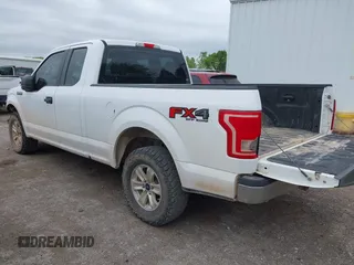 2017 Ford F-150 XL with VIN 1FTFX1EF0HFA09802, listed as a IAAI auction lot 42062781 with 124,279 mi miles. Bid and sale history available at carsss.com. Image 3.