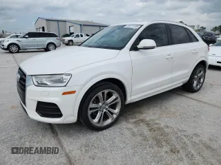 2016 Audi Q3 Premium Plus z VIN WA1EFCFS1GR000474, wystawiony jako Copart lot #59571135 z przebiegiem 122 132 mil mil oraz Czysty tytuł • Clean title. Historia ofert i sprzedaży dostępna na DreamBid. Obrazek 1.