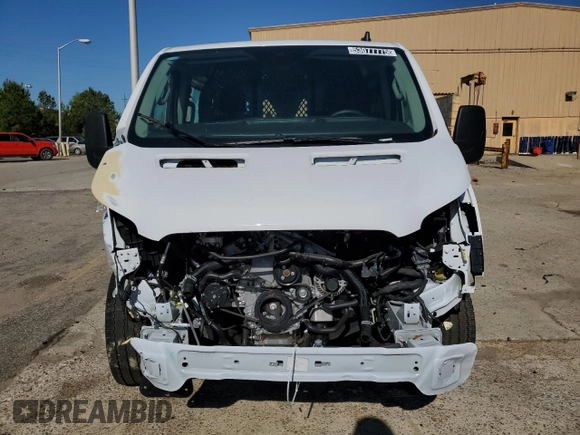 2024 Ford Transit Cargo with VIN 1FTBR1Y85RKA71078, listed as a Copart auction lot 53077775 with 6,991 mi miles and Clean Title. Bid and sale history available at DreamBid. Image 5.