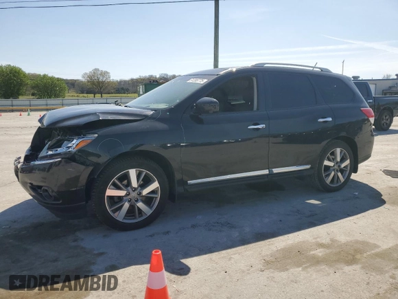 2016 Nissan Pathfinder SL with VIN 5N1AR2MM5GC659800, listed as a Copart auction lot 51285775 with 118,826 mi miles and Salvage title. Bid and sale history available at DreamBid. Image 1.