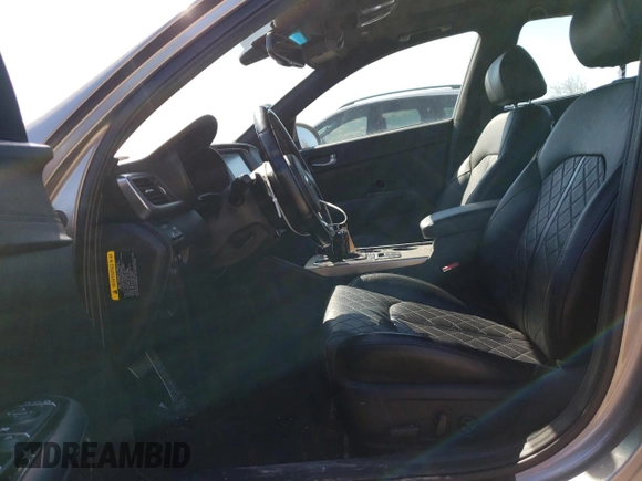2016 Kia Optima SXL Turbo with VIN 5XXGV4L21GG083385, listed as a Copart auction lot 53548285 with 73,096 mi miles and Salvage title. Bid and sale history available at DreamBid. Image 7.