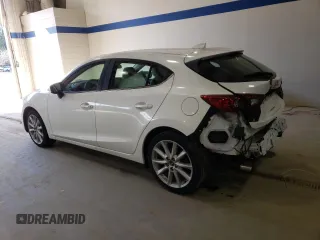 2017 Mazda 3 Grand Touring with VIN 3MZBN1M34HM143009, listed as a Copart auction lot 46926945 with 75,424 mi miles and Salvage Title. Bid and sale history available at carsss.com. Image 2.