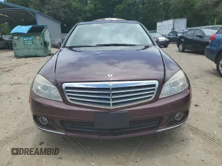 2009 Mercedes-Benz C 300 Sport with VIN WDDGF54X29R083494, listed as a Copart auction lot 58584005 with 189,716 mi miles and Salvage title. Bid and sale history available at DreamBid. Image 5.
