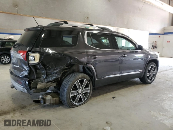 2018 GMC Acadia Denali with VIN 1GKKNPLS8JZ122378, listed as a Copart auction lot 53789415 with 91,334 mi miles and Salvage title. Bid and sale history available at DreamBid. Image 3.