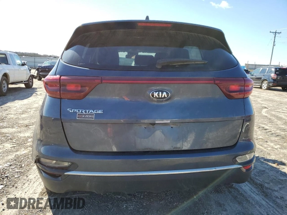 2021 Kia Sportage LX with VIN KNDPM3AC1M7888414, listed as a Copart auction lot 45308345 with 201,295 mi miles and Salvage Title. Bid and sale history available at DreamBid. Image 6.