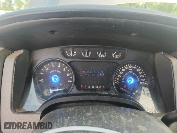 2011 Ford F-150 XL with VIN 1FTMF1CM2BFC22429, listed as a Copart auction lot 60683045 with 175,947 mi miles and Non repairable. Bid and sale history available at DreamBid. Image 9.