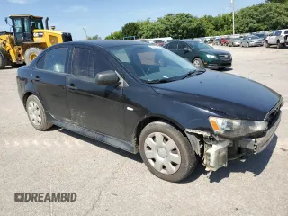2010 Mitsubishi Lancer DE with VIN JA32U1FU1AU033370, listed as a Copart auction lot 65296834 with 144,485 mi miles and Salvage Title. Bid and sale history available at carsss.com. Image 4.