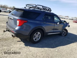 2021 Ford Explorer Platinum with VIN 1FM5K8HC0MGC27274, listed as a Copart auction lot 47003315 with 43,333 mi miles and Salvage Title. Bid and sale history available at carsss.com. Image 3.