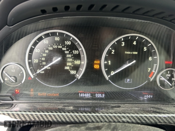 2013 BMW 7 Series 750Li xDrive with VIN WBAYF8C5XDD139832, listed as a IAAI auction lot 42487869 with 149,480 mi miles and . Bid and sale history available at DreamBid. Image 7.