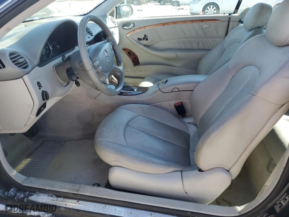 2004 Mercedes-Benz CLK-Class 5.0L with VIN WDBTJ75J74F107438, listed as a Copart auction lot 46294475 with 149,566 mi miles and Clean Title. Bid and sale history available at carsss.com. Image 7.