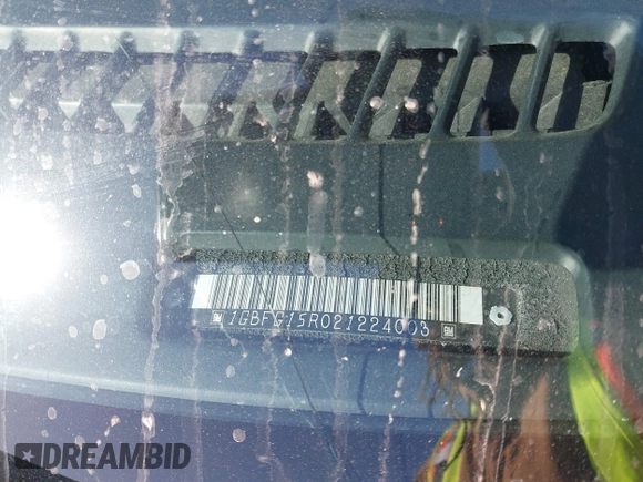 2002 Chevrolet Express with VIN 1GBFG15R021224003, listed as a IAAI auction lot 41824100 with Not Provided miles and . Bid and sale history available at DreamBid. Image 9.