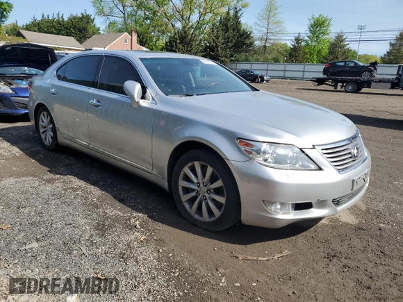 2010 Lexus LS 460 L with VIN JTHDL5EF7A5002771, listed as a Copart auction lot 54668205 with 221,878 mi miles and Salvage title. Bid and sale history available at DreamBid. Image 4.