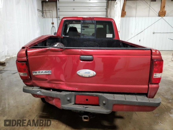 2008 Ford Ranger XL with VIN 1FTYR14D68PA39612, listed as a Copart auction lot 46340935 with 51,752 mi miles and Salvage Title. Bid and sale history available at DreamBid. Image 6.