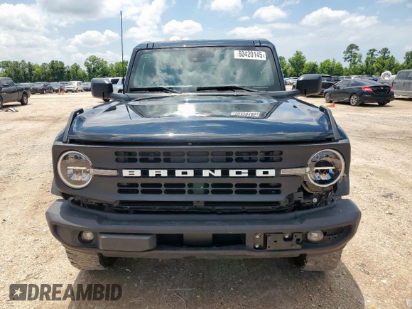 2023 Ford Bronco z VIN 1FMDE5BH0PLB83665, wystawiony jako Copart lot #60420145 z przebiegiem 16 678 mil mil oraz Czysty tytuł • Clean title. Historia ofert i sprzedaży dostępna na DreamBid. Obrazek 5.